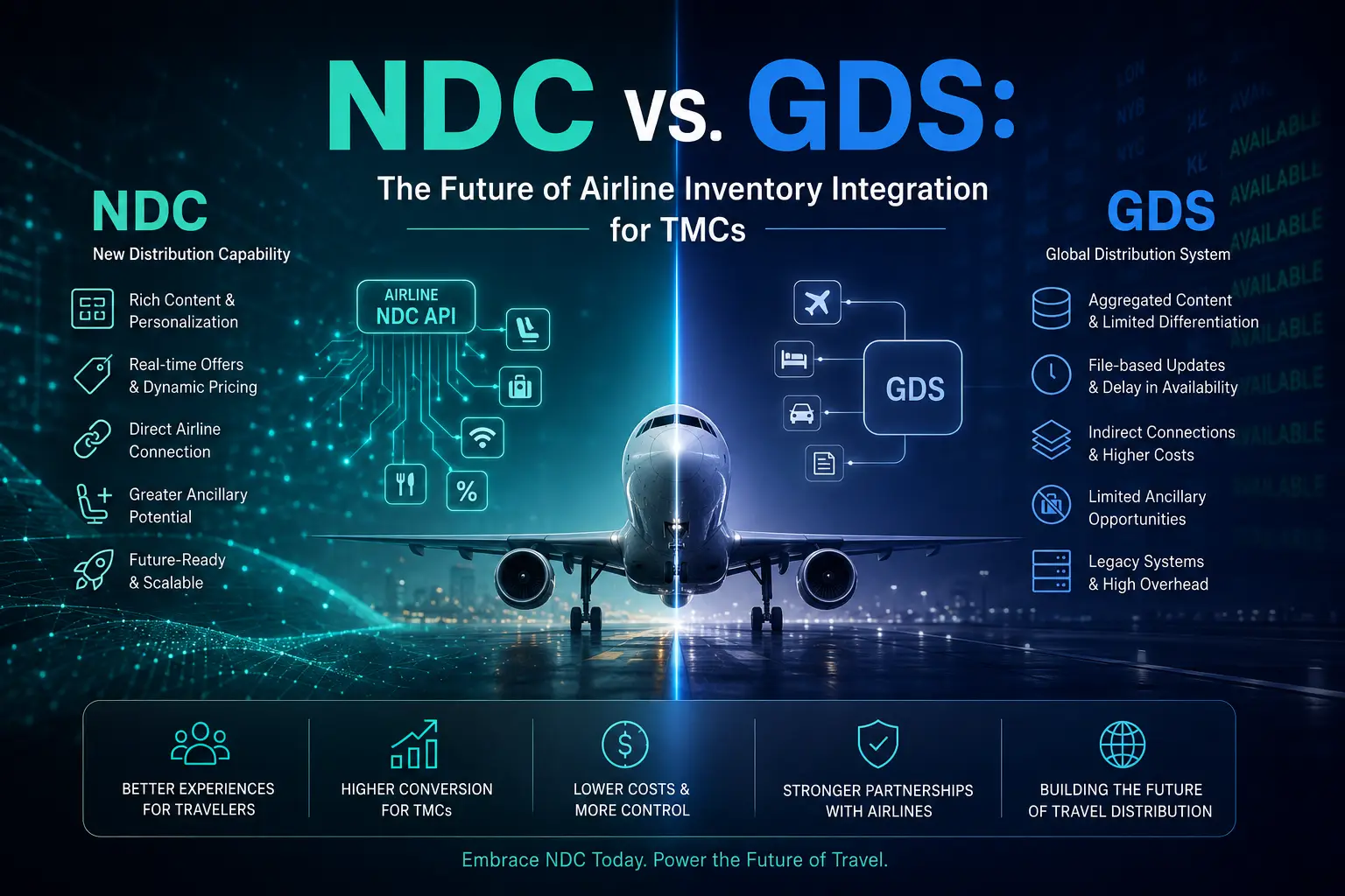 Comparing NDC and GDS integrations for airlines